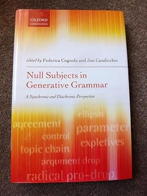 Null Subjects in Generative Grammar: A Synchronic and Diachronic Perspective