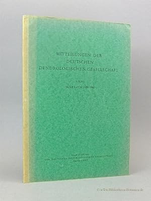 Imagen del vendedor de Mitteilungen der Deutschen Dendrologischen Gesellschaft. Nr. 61. Jahrbuch 1959/1960. a la venta por Bibliotheca Botanica