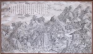 Image du vendeur pour [Pingding Xiyu zhantu]. Suite of engravings representing the military campaigns at the conquest of Jinchuan. mis en vente par Antiquariat INLIBRIS Gilhofer Nfg. GmbH