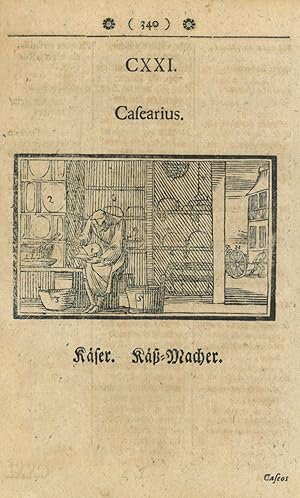 Bild des Verkufers fr KSE. - Kseherstellung. "Kser. K-Macher". Blick in eine Kserrei. Mit erklrendem Text (teils in Kopie). zum Verkauf von Peter Bierl Buch- & Kunstantiquariat Inh.: Andrea Bierl