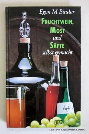 Bild des Verkufers fr Fruchtwein, Most und Sfte selbst gemacht. 4., durchgesehene Auflage. Mnchen, BLV, 1990. Mit teils farbigen Abbildungen. 119 S. Farbiger Or.-Pp. (ISBN 3405141672). zum Verkauf von Jrgen Patzer