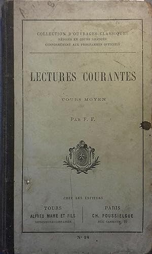 Lectures courantes. Cours moyen. Sans date.