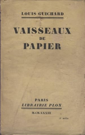 Seller image for Vaisseaux de papier. for sale by Librairie Et Ctera (et caetera) - Sophie Rosire
