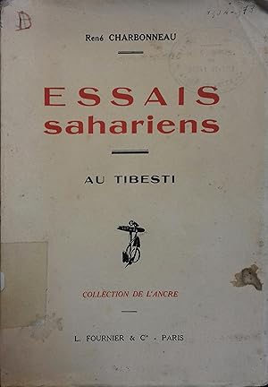 Essais sahariens. Au Tibesti. Vers 138.