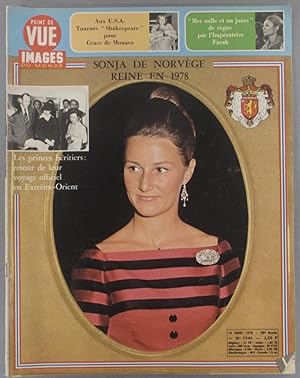 Sonja de Norvège, reine en 1978. - Grace de Monaco aux U.S.A. - L'impératrice Farah. 10 mars 1978.