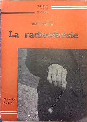 Image du vendeur pour La radiesthsie. Vers 1930. mis en vente par Librairie Et Ctera (et caetera) - Sophie Rosire