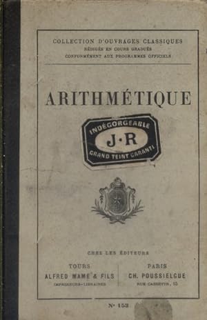 Seller image for Arithmtique. Cours moyen. Fin XIXe. Vers 1900. for sale by Librairie Et Ctera (et caetera) - Sophie Rosire