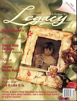 Imagen del vendedor de Legacy: Redefining Scrapbook & Heritage Art: Volume 4, Issue 2: February/March, 2005 a la venta por Dorley House Books, Inc.