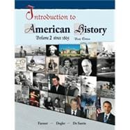 Immagine del venditore per Introduction to American History Volume 2 venduto da eCampus