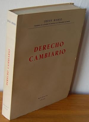 Seller image for DERECHO CAMBIARIO for sale by EL RINCN ESCRITO
