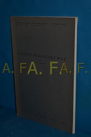 Immagine del venditore per Zande-Woordkunst venduto da Antiquarische Fundgrube e.U.