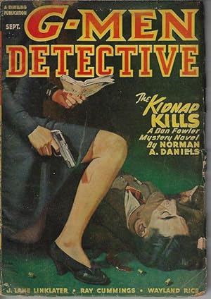 Bild des Verkufers fr G-MEN Detective: September, Sept. 1947 zum Verkauf von Books from the Crypt