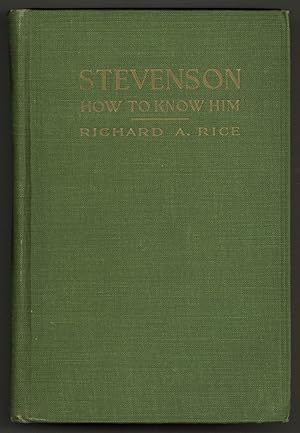 Bild des Verkufers fr Robert Louis Stevenson: How to Know Him zum Verkauf von Between the Covers-Rare Books, Inc. ABAA