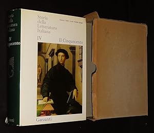 Imagen del vendedor de Storia della Letteratura Italiana, IV : Il Cinquecento a la venta por Abraxas-libris