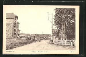 Carte postale Cercay, La Grande Rue