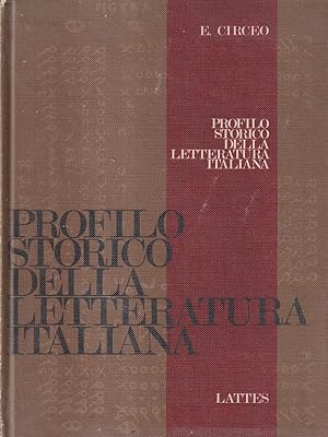 Image du vendeur pour Profilo storico della letteratura italiana mis en vente par Librodifaccia