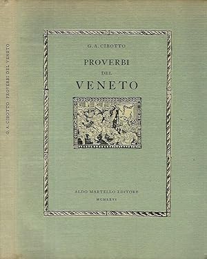 Imagen del vendedor de Proverbi del Veneto. a la venta por Usatopoli libriusatierari