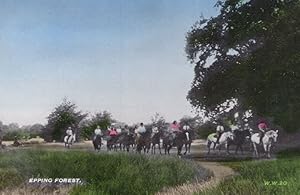 Epping Forest Horse & Hounds Equestrian Meet Old Postcard