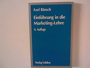 Seller image for Einfhrung in die Marketing-Lehre. for sale by ANTIQUARIAT FRDEBUCH Inh.Michael Simon