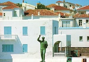 Andros Greece Greek Military Statue Of The Unknown Soldier