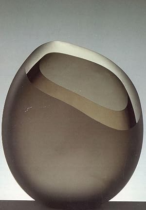 Catherine Hough Circular Flat Vase Blown Glass Gallery Postcard