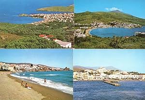 Andros Greece 4x Water View Sea River Aerial 1980s Postcard s