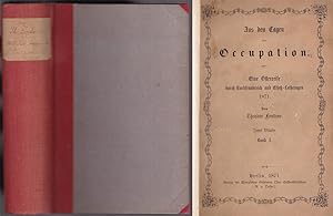 Eine Osterreise durch Nordfrankreich und Elsaß-Lothringen 1871. Zwei Bände. Band I und II (in ein...