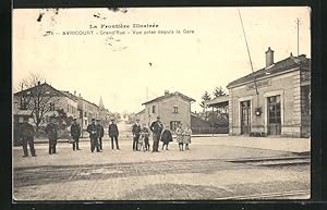Ansichtskarte Avricourt, Grand'Rue, vue prise depuis la Gare