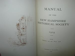 The New Hampshire Historical Society 1929 With Reports For The Year 1928