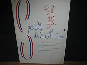 Speciality De La Maison