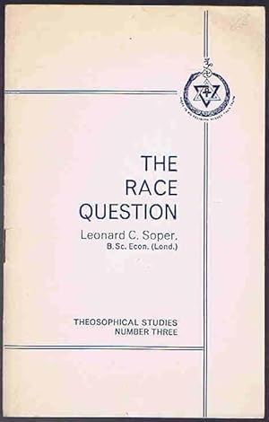 Immagine del venditore per The Race Question (Theosophical Studies Number Three) venduto da Lazy Letters Books