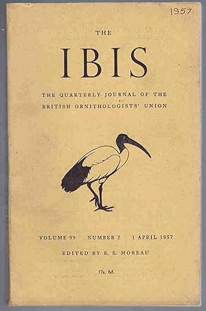 Image du vendeur pour The Ibis: The Quarterly Journal of the British Ornithologists' Union Volume 99 Number 2 1 April 1957 mis en vente par Lazy Letters Books