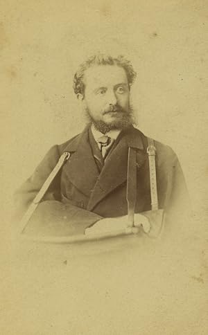 Immagine del venditore per France Metz Man Portrait Arm in Splint Medical Old CDV Photo Krier 1870 venduto da Bits of Our Past Ltd