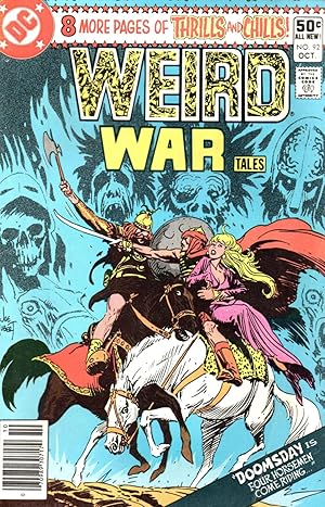 Imagen del vendedor de Weird War Tales, comic magazine N92 a la venta por JP Livres