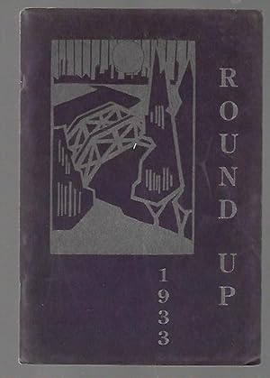 Bild des Verkufers fr Round Up 1933 Yearbook Roosevelt High School East Chicago, Indiana zum Verkauf von K. L. Givens Books