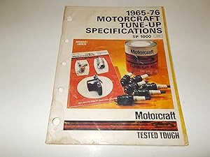 Imagen del vendedor de 1965-76 Motorcraft Tune-Up Specifications (SP 1000) a la venta por Paradise Found Books