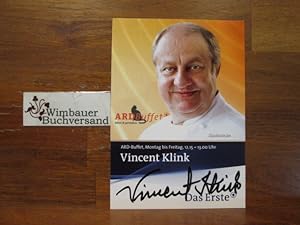 Original Autogramm Vincent Klink /// Autogramm Autograph signiert signed signee