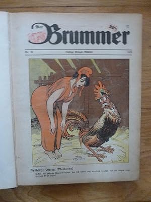 Der Brummer - Lustige Kriegs-Blätter - Nr. 29 bis 67 1915 - gebunden
