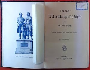 Imagen del vendedor de Deutsche Literaturgeschichte von Dr. Karl Storck. Zweite vermehrte und verbesserte Auflage. a la venta por biblion2