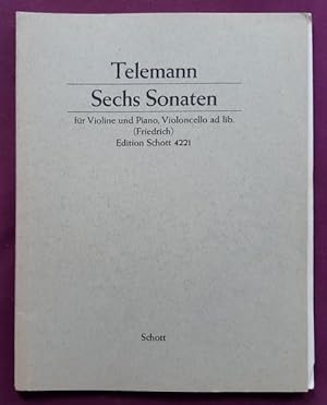 Sechs Sonaten für Violine und Basso continuo (Neuausgabe nach dem Urtext für Violine und Cembalo ...