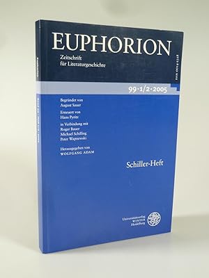 Bild des Verkufers fr Euphorion 99, Heft 1/2 Schiller-Heft. zum Verkauf von Antiquariat Dorner