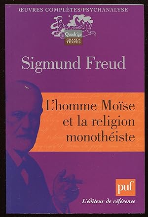 Imagen del vendedor de L'homme Mose et la religion monothiste a la venta por LibrairieLaLettre2