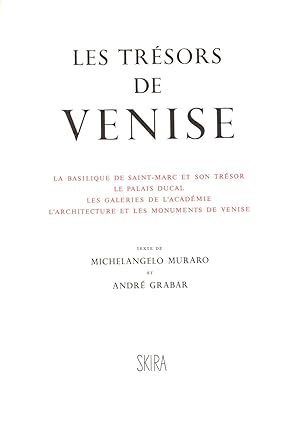 Immagine del venditore per Les tresors de Venise venduto da JP Livres