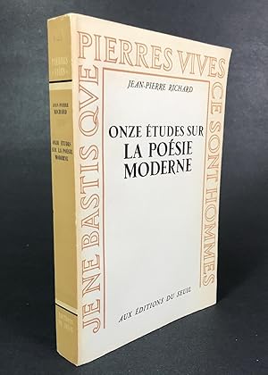 Seller image for Onze tudes sur la posie moderne for sale by Dan Pope Books
