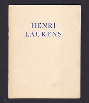Image du vendeur pour Henri Laurens. Palais des Beau-Arts - Bruxelles [Mars 1949]. mis en vente par Hatt Rare Books ILAB & CINOA