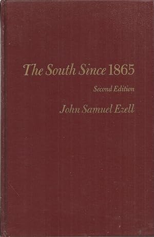 Bild des Verkufers fr The South Since 1865 Second Edition zum Verkauf von Auldfarran Books, IOBA