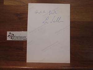 Bild des Verkufers fr Original Autogramm Leo Wallner (1935-2015) Manager /// Autogramm Autograph signiert signed signee zum Verkauf von Antiquariat im Kaiserviertel | Wimbauer Buchversand