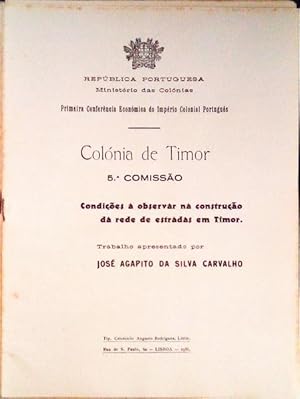 COLÓNIA DE TIMOR.