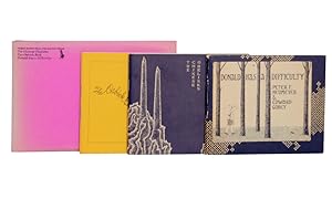 Bild des Verkufers fr Three Books from the Fantod Press #2 Donald Has a Difficulty / The Osbick Bird / The Chinese Obelisks zum Verkauf von Jeff Hirsch Books, ABAA