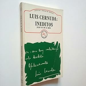 Immagine del venditore per Luis Cernuda: Inditos venduto da MAUTALOS LIBRERA